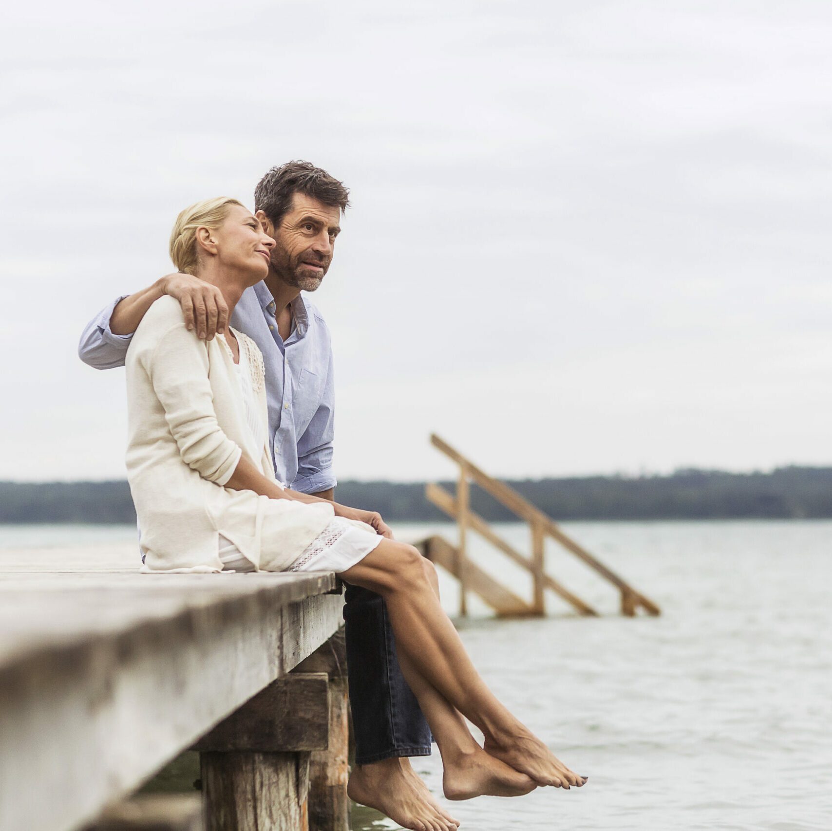 couple on dock