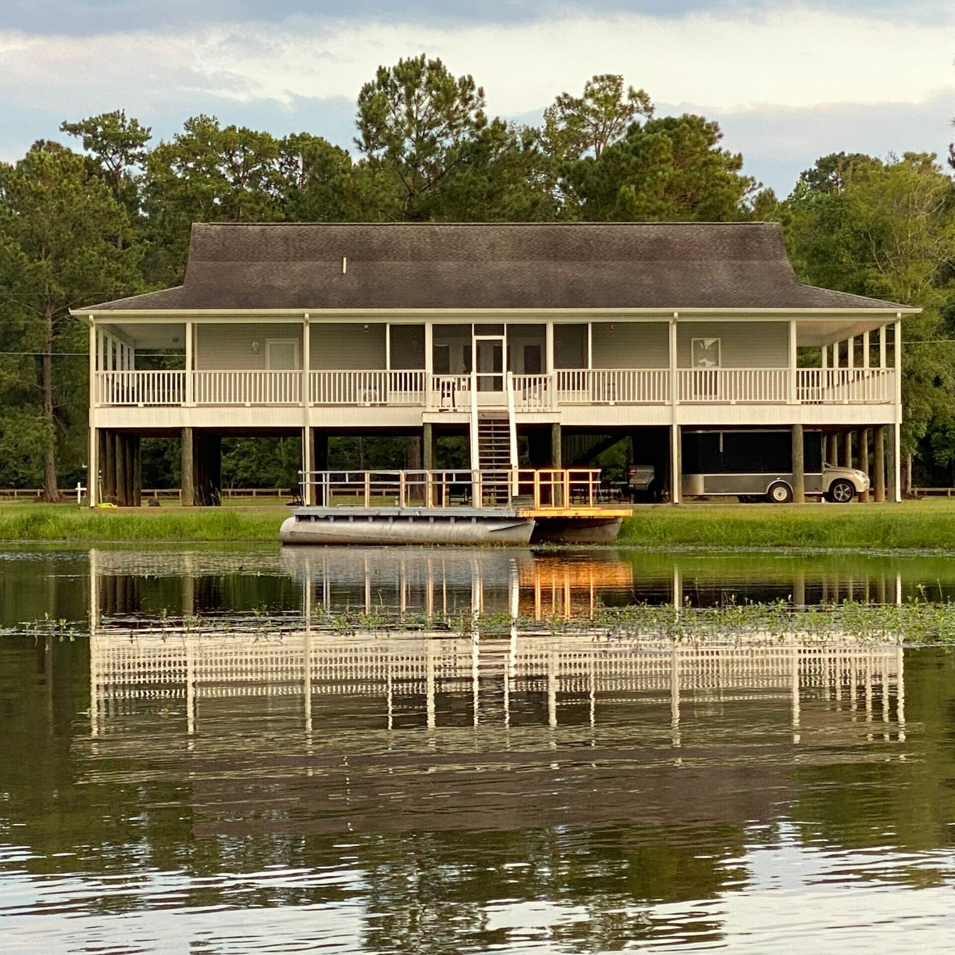 house on water